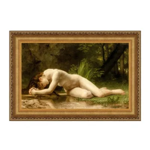 Biblis Framed Canvas Replica Painting: Large