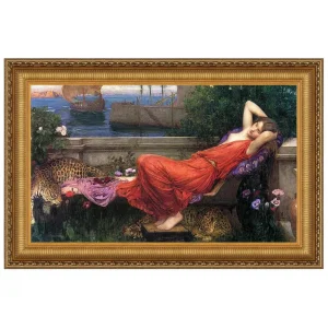 Ariadne Framed Canvas Replica Painting: Large