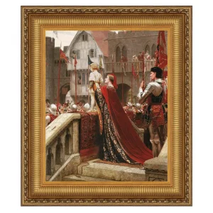 A Little Prince Framed Canvas Replica Painting: Grande