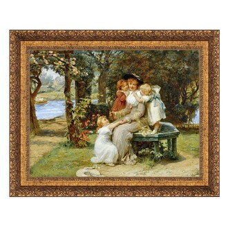 Me Too Framed Canvas Replica Painting: Large