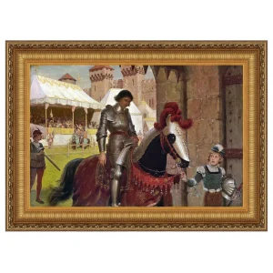 Vanquished Framed Canvas Replica Painting: Small