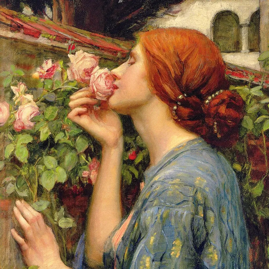 The Soul of the Rose Framed Canvas Replica Painting: Grande