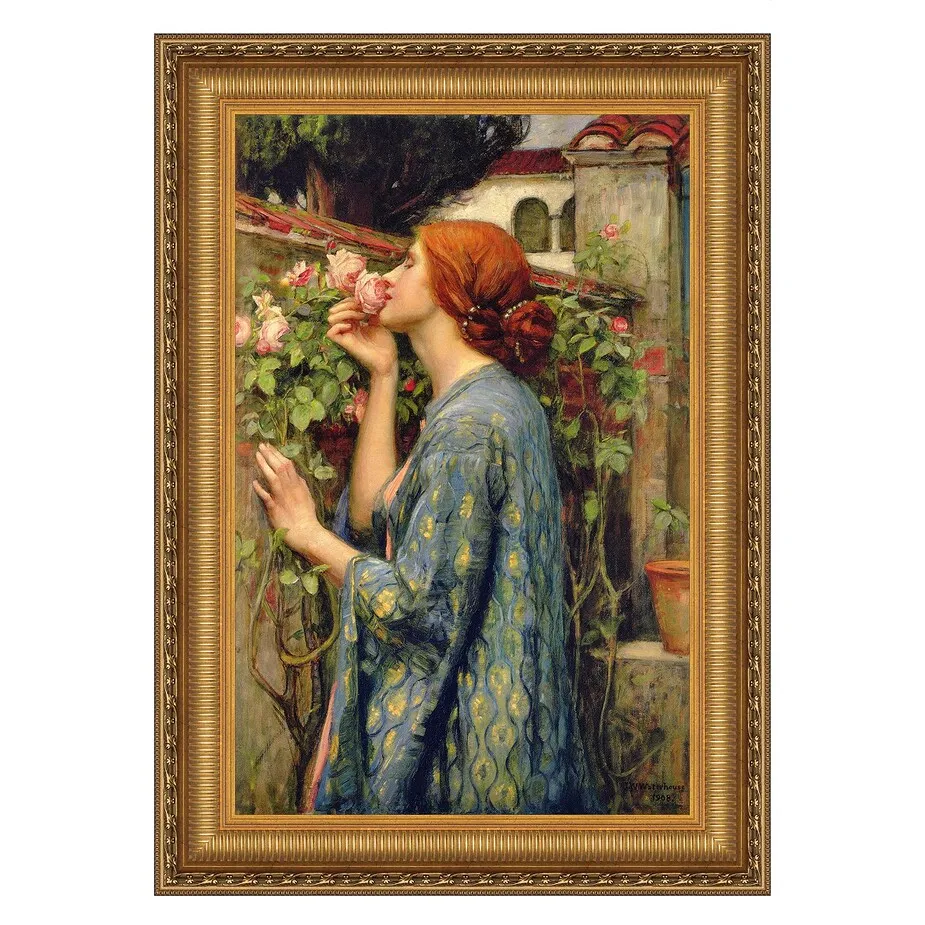 The Soul of the Rose Framed Canvas Replica Painting: Grande