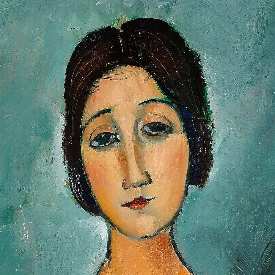 Christina Framed Canvas Replica Painting: Small