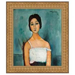 Christina Framed Canvas Replica Painting: Medium