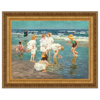 A Holiday Framed Canvas Replica Painting: Grande