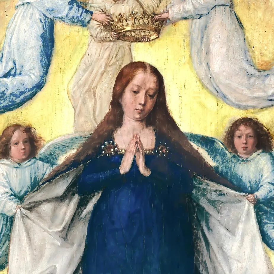 Assumption of the Virgin Framed Canvas Replica Painting: Medium