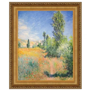 Landscape in Ile Saint-Martin Framed Canvas Replica Painting: Medium