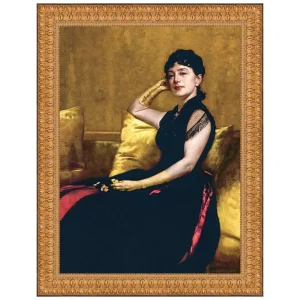 Kate Field Framed Canvas Replica Painting: Grande