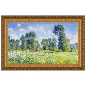 Effect of Spring Giverny Framed Canvas Replica Painting: Small