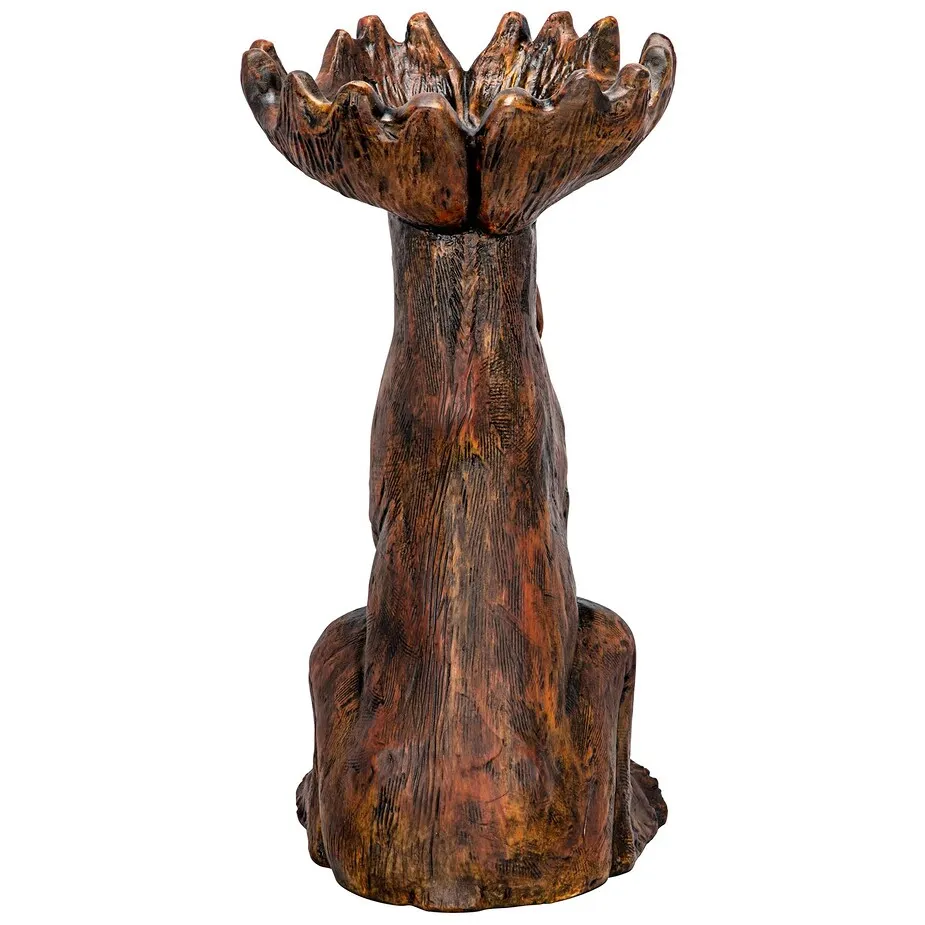 Cabin Fever Moose Garden Statue