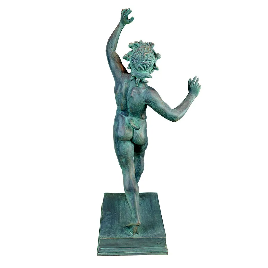 Dancing Faunus of Pompeii Grande Statue