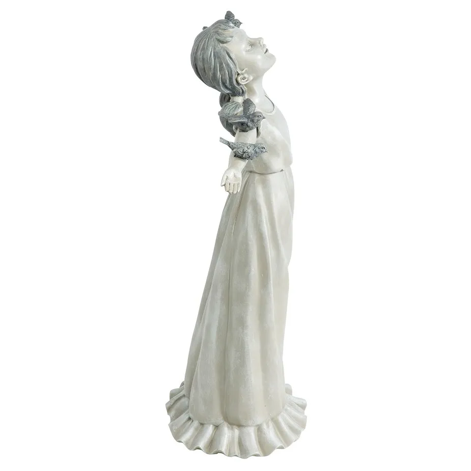Basking in God's Glory Little Girl Statue: Large