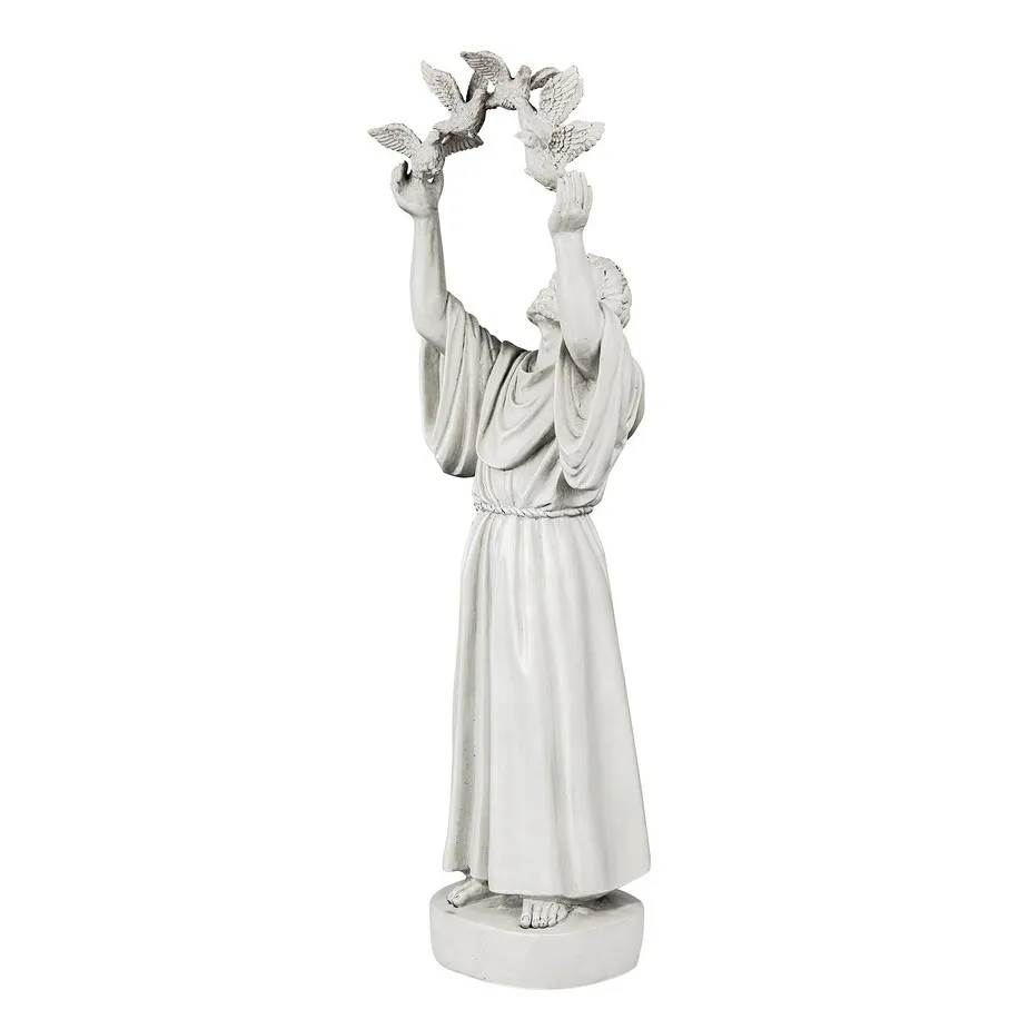 Saint Francis' Doves of Peace Garden Statue