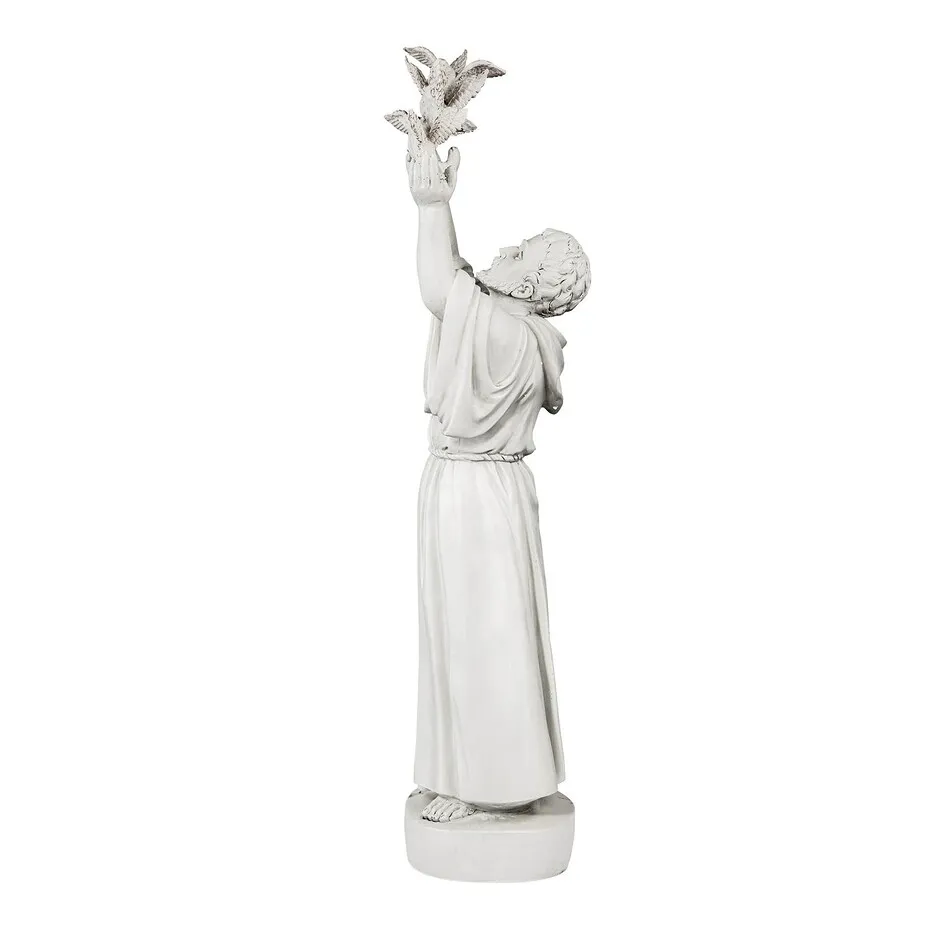 Saint Francis' Doves of Peace Garden Statue