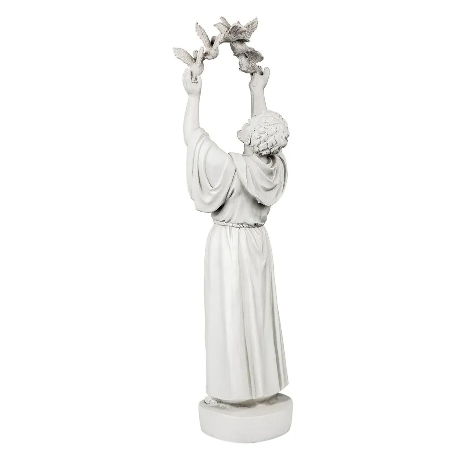 Saint Francis' Doves of Peace Garden Statue