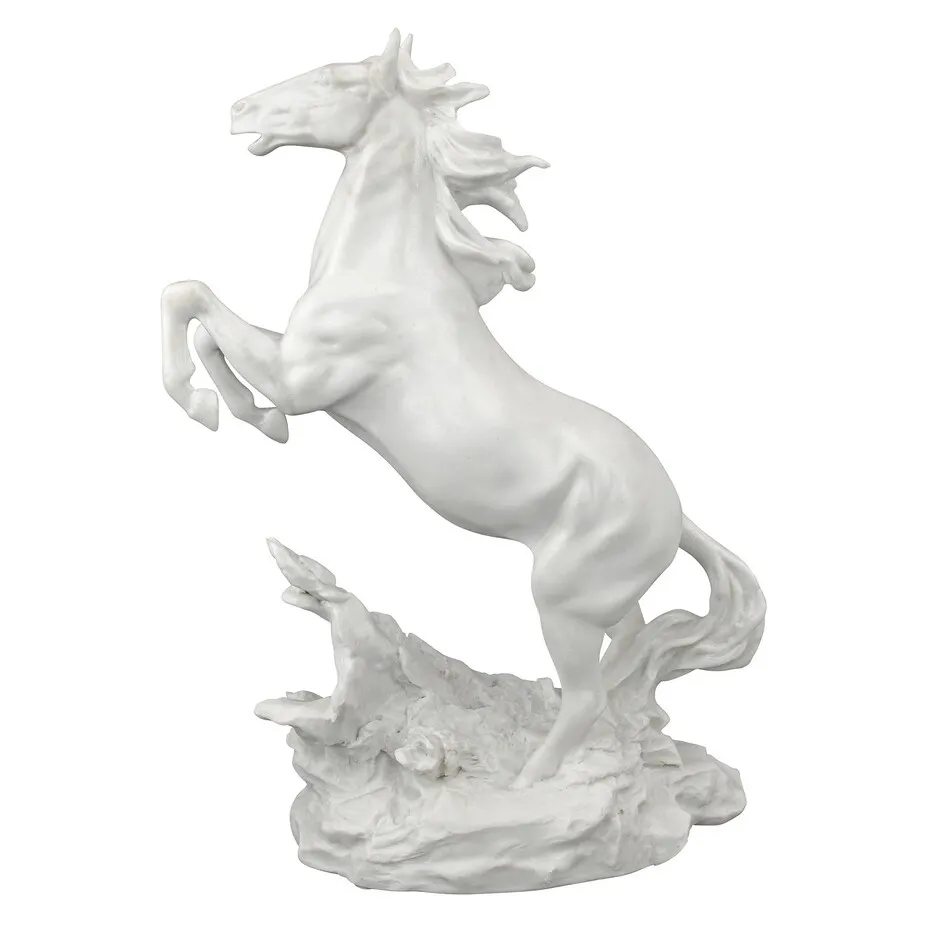 Untamed Beauty Bonded Marble Horse Statue