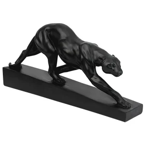 Art Deco Panther on the Prowl Statue