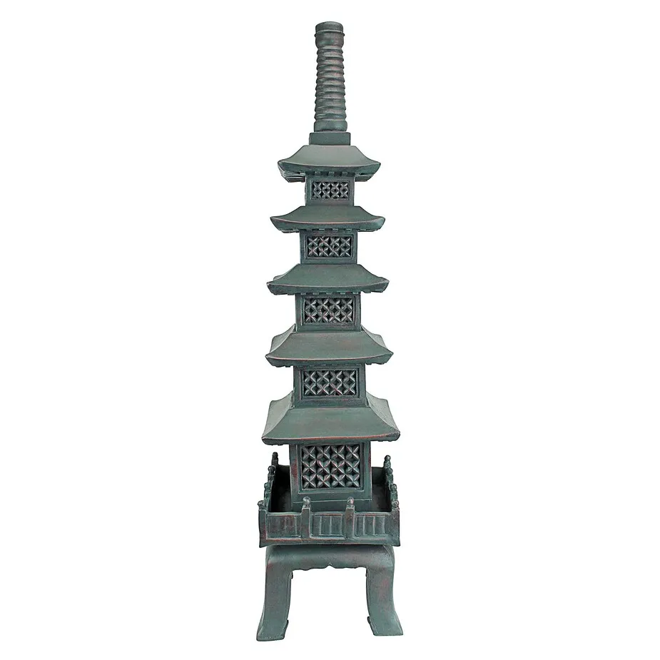 The Nara Temple Asian Garden Pagoda Statue: Large