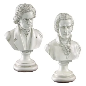 Great Composer Collection: Mozart and Beethoven Sculptures