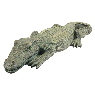 The Swamp Beast Crocodile Garden Statue