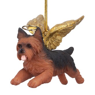 Honor Your Pet: Yorkie Holiday Dog Angel Ornament