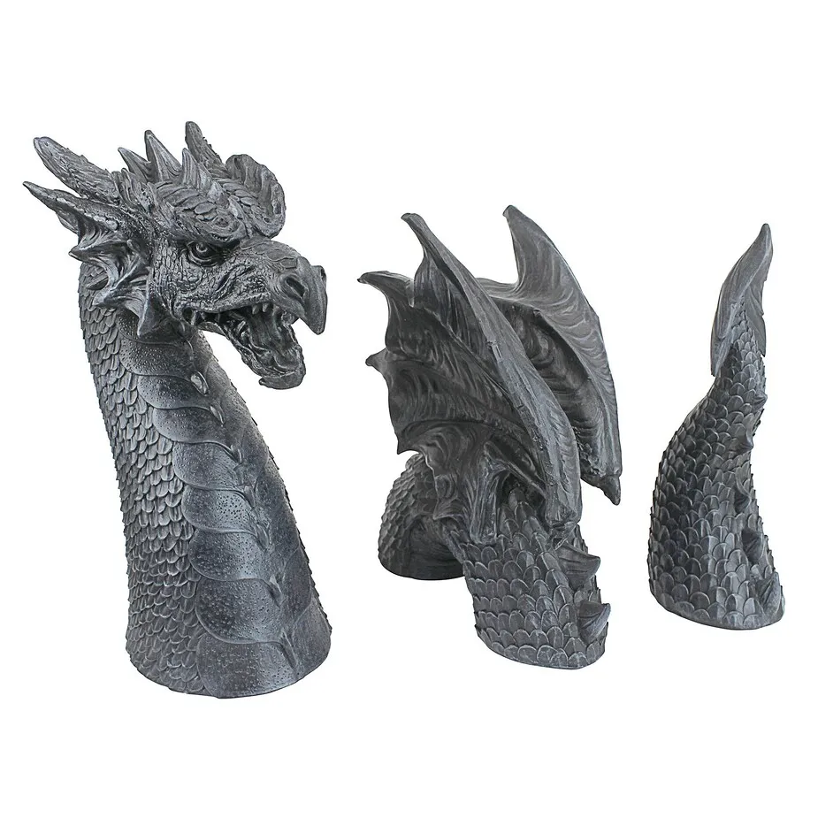 The Dragon of Falkenberg Castle Moat Lawn Statue
