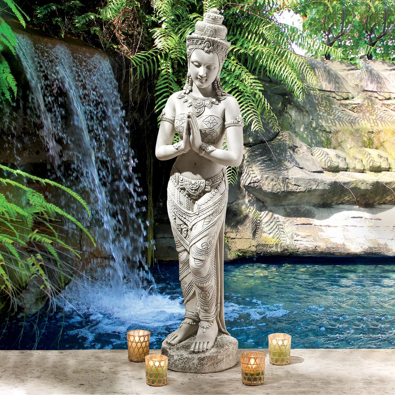 Thai Teppanom Beautiful Being Statue: Medium