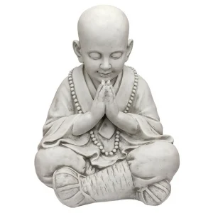 Praying Baby Buddha Asian Garden Statue