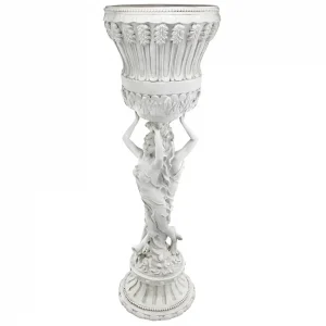 Les Filles Joyeuses Neoclassical Pedestal Urn