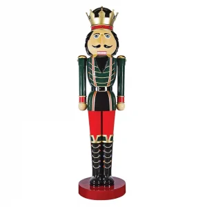 Super-Scaled Holiday Nutcracker Statue