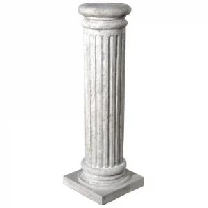 Classical Greek Fluted Plinth: Medium