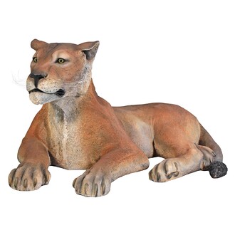Lioness Lying Down Life-Size Garden Statue