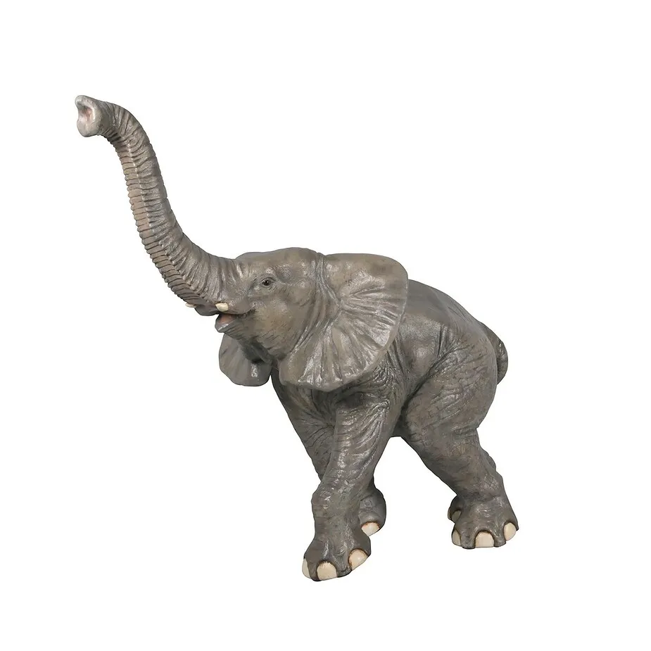 Good Luck, Trunk-Up Baby Elephant Statue