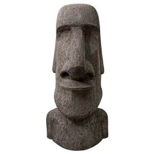 Easter Island Ahu Akivi Moai Monolith Statue: Giant