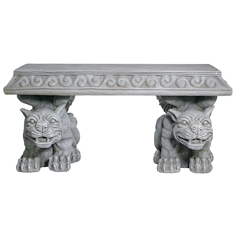 Blair Castle Sculptural Gargoyle Bench
