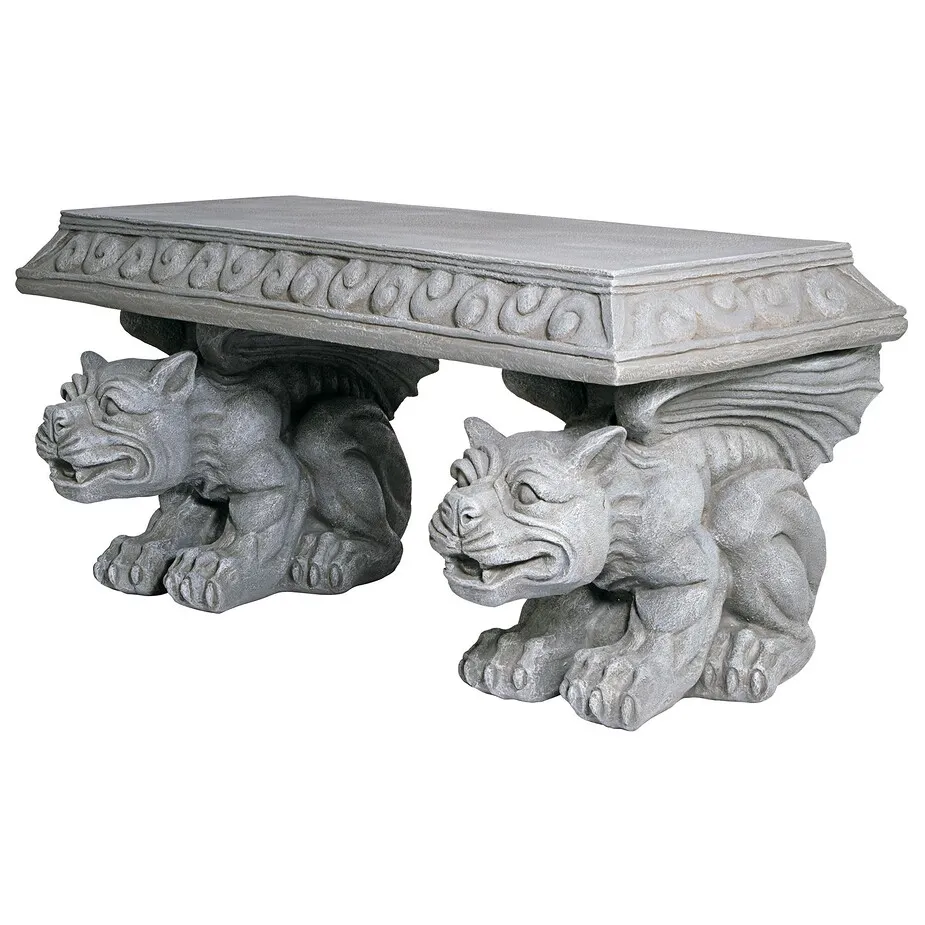 Blair Castle Sculptural Gargoyle Bench