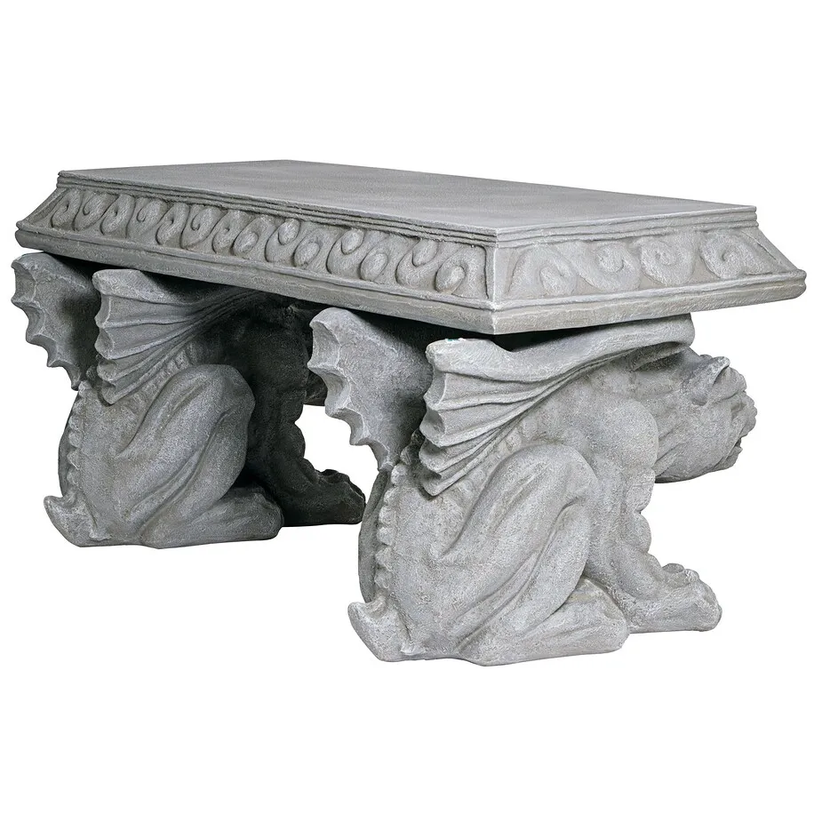 Blair Castle Sculptural Gargoyle Bench