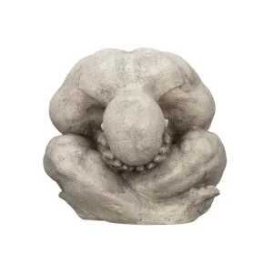 Meditating Shy Yogi of Bali Statue