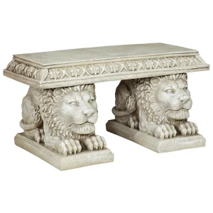 Grand Lion of Saint John's Square Sculptural Bench