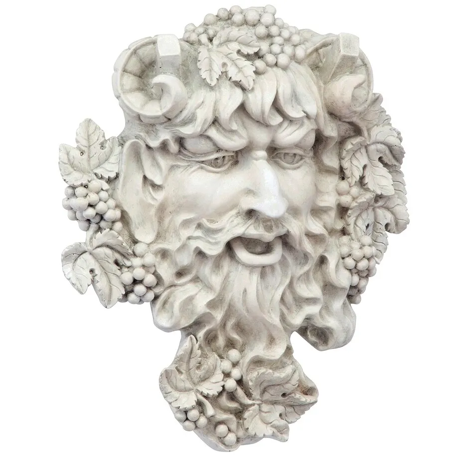 Bacchus, God of Wine Greenman Wall Sculpture: Medium