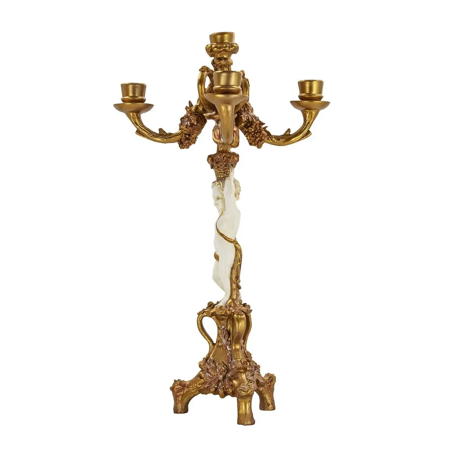 The Cherub's Harvest Candelabra Pair