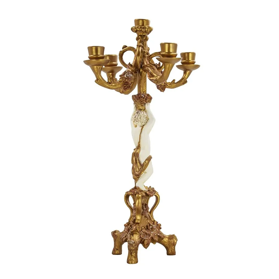 The Cherub's Harvest Candelabra Pair