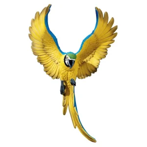Phineas the Flapping Macaw Bird Wall Sculpture: Each