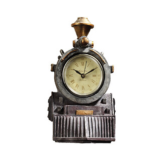 All Aboard Locomotive Train Sculptural Wall Clock