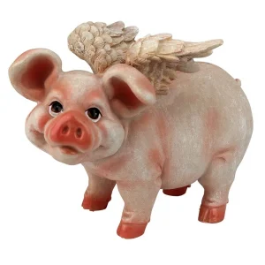 Hog Heaven Flying Pigs Statue Collection: Standing