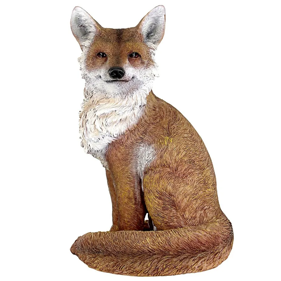 Fabian the Flamboyant Fox Garden Statue
