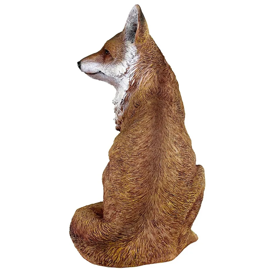 Fabian the Flamboyant Fox Garden Statue