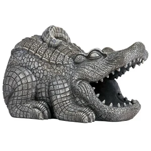 Swamp Alligator Gutter Guardian Downspout Statue