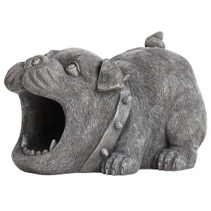 Butch the Bulldog Gutter Guardian Downspout Statue